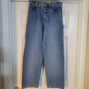VTG PACO Jeans Sz 10H Husky Denim Loose Y2K kids Baggy Skater Jeans Youth Husky